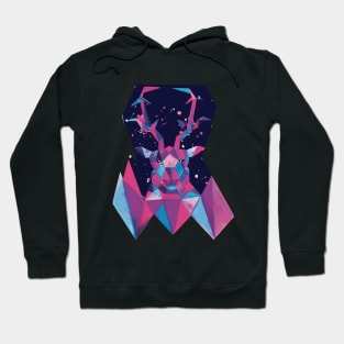 Geometric Stag Hoodie